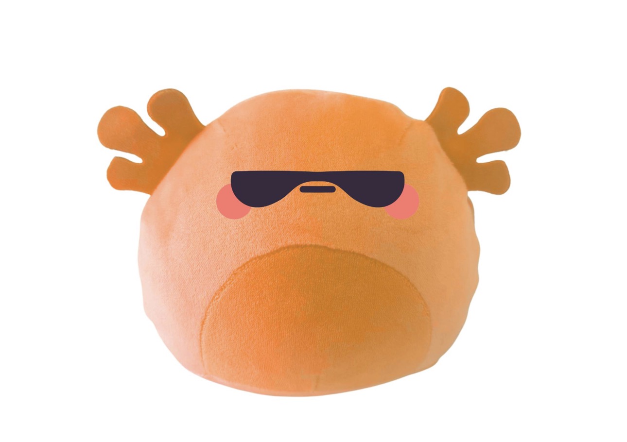 Tangerine the Orange Axolotl plush - Image 8