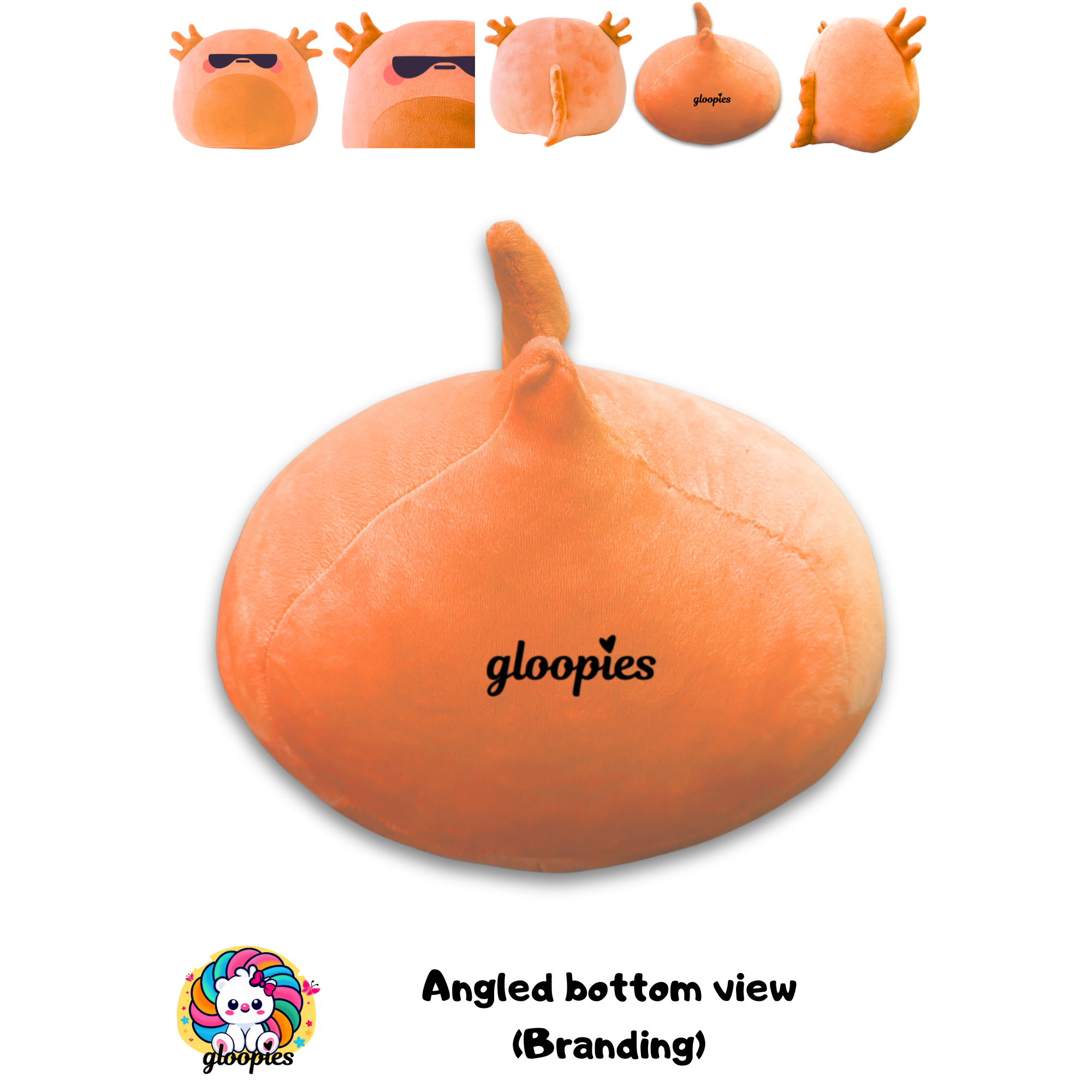 Tangerine the Orange Axolotl plush - Image 3